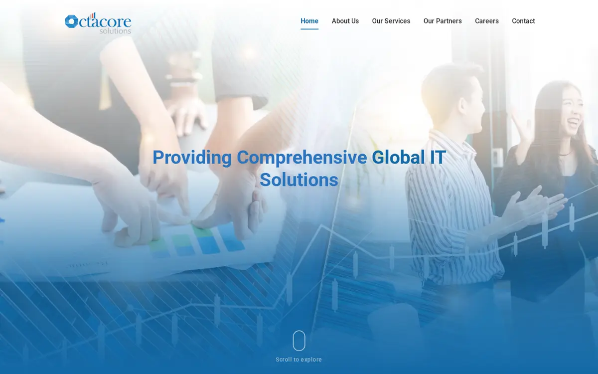 Octacore Solutions website